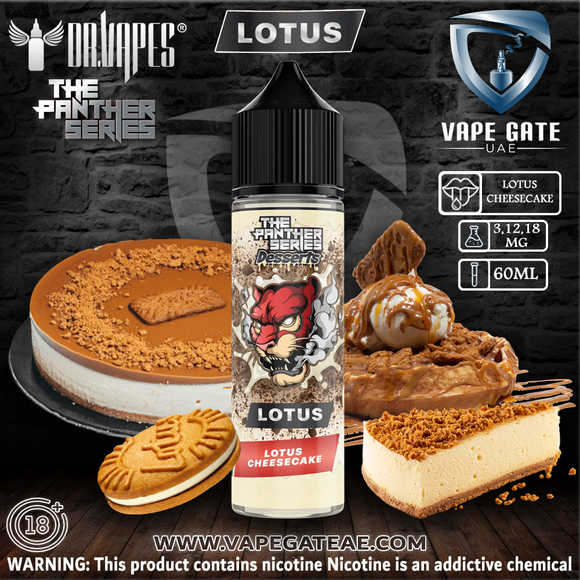 Lotus Cheesecake - Dr Vapes Abu Dhabi Dubai Fujairah KSA