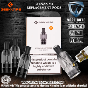 GEEKVAPE WENAX M1 REPLACEMENT PODS | Abu Dhabi | Dubai | KSA GEEKVAPE WENAX M1 REPLACEMENT PODS | Abu Dhabi | Dubai | KSA