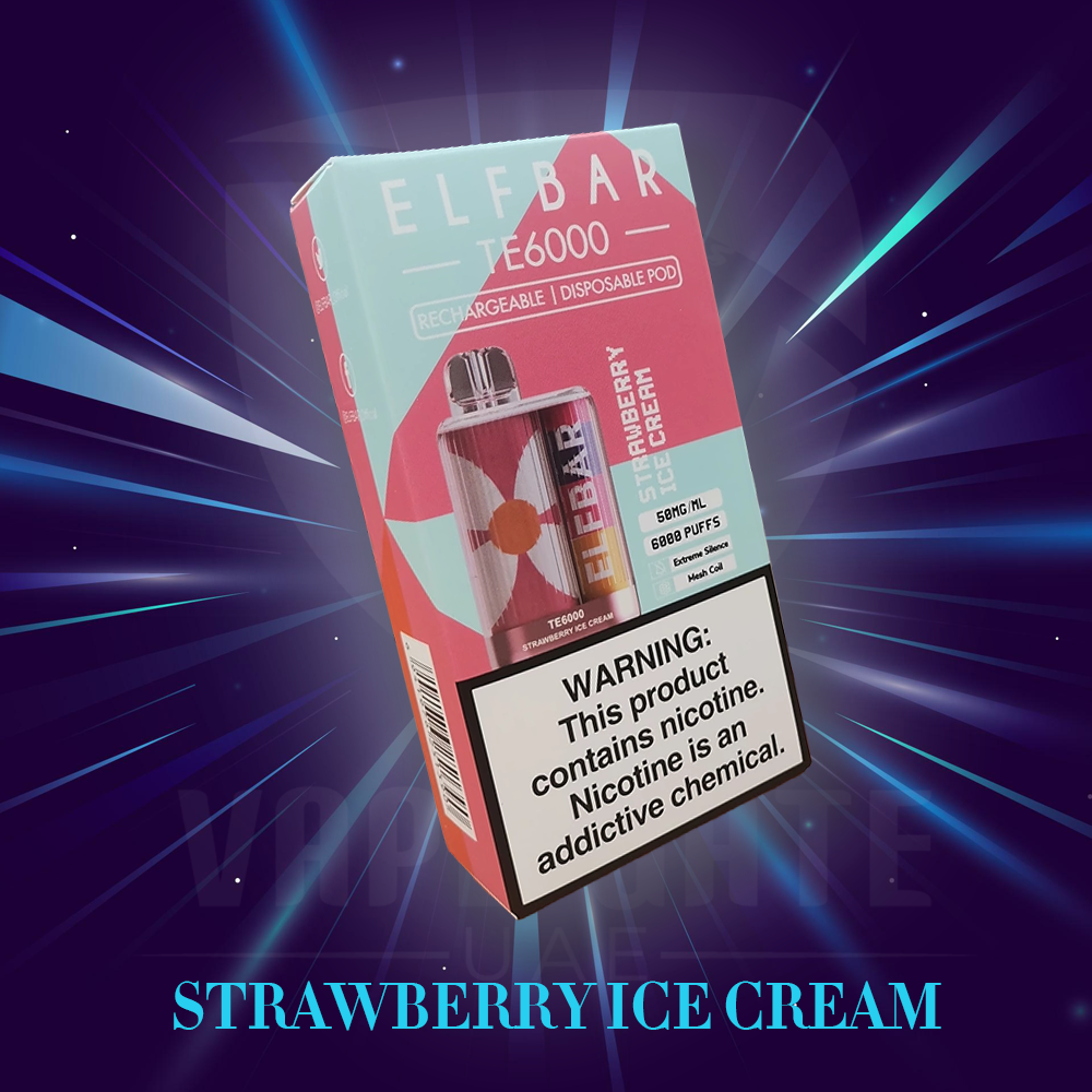 ELF BAR TE6000 Disposable Pod Device 550mAh |Same Day Delivery Dubai & Abu  Dhabi