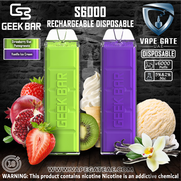 Geek Bar S6000 Disposable Pod Device ABU DHABI DUBAI RUWAIS AL AIN SHARJAH RAK KSA