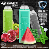 Geek Bar S3000 Disposable Pod Device (1000mAh - 50mg) Abudhabi Dubai Ajman Fujairah KSA