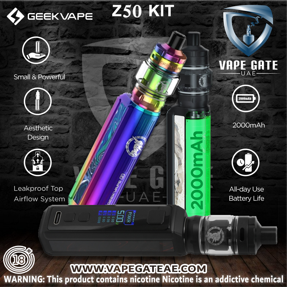 Geekvape Z50 Kit 2000mAh | UAE & KSA | Best Vape Shop In UAE Geekvape Z50 Kit 2000mAh | UAE & KSA | Best Vape Shop In UAE
