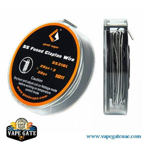 GeekVape SS Fused Clapton Wire SS316L 26ga ZS10 GeekVape SS Fused Clapton Wire SS316L 26ga ZS10