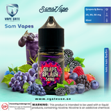 Grape Splash Saltnic by Sam Vapes Best Shop in Abu Dhabi 2025