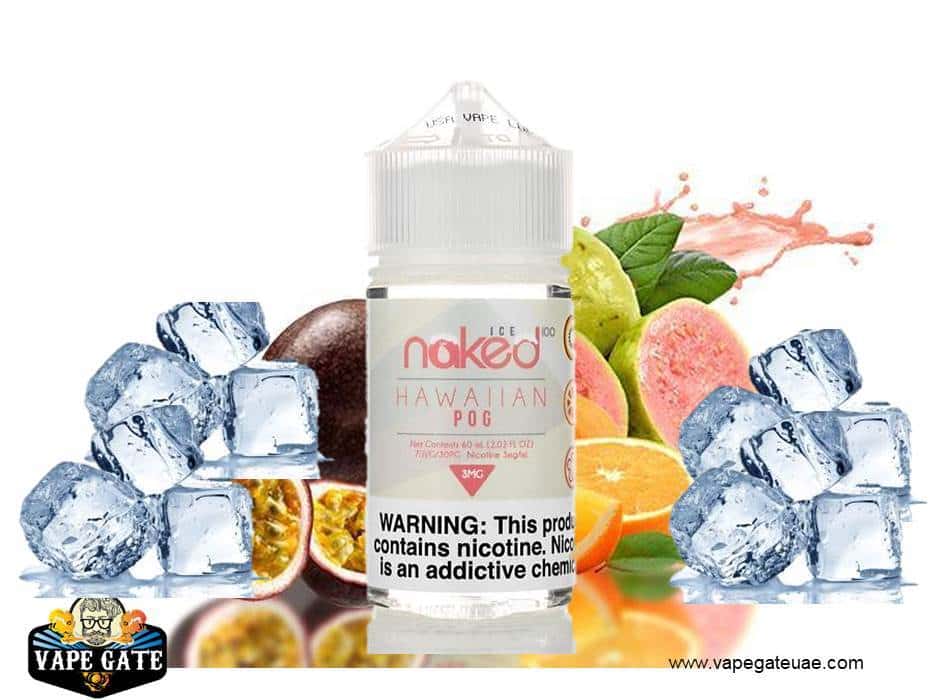Naked 100 - Hawaiian Pog Ice 60ml, REAL DISCOUNT WITH VAPE GATE UAE. Naked 100 - Hawaiian Pog Ice 60ml, REAL DISCOUNT WITH VAPE GATE UAE.