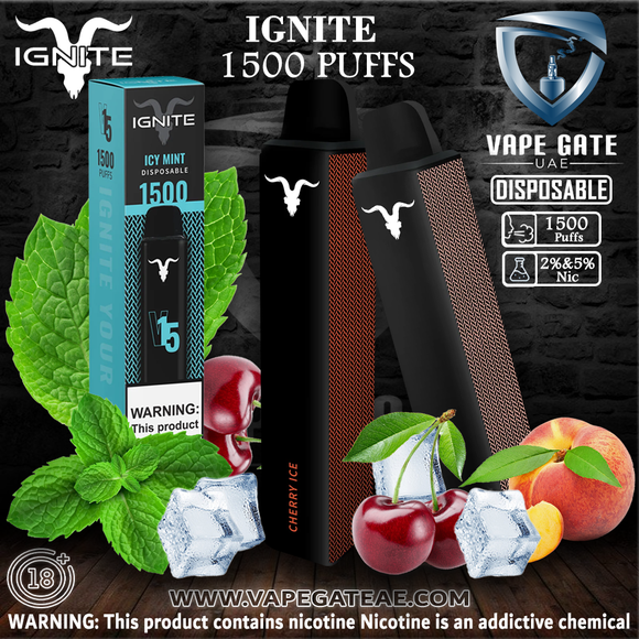 IGNITE – V150 (1500+ Puffs) Disposable Vape Abudhabi Dubai Ruwais KSA UK