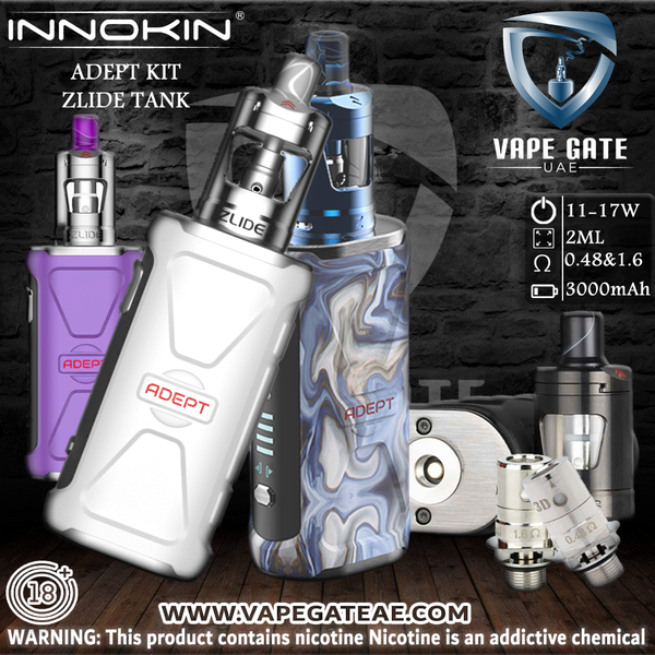 INNOKIN ADEPT ZLIDE VAPE KIT | UAE & KSA | Best Vape Shop In UAE