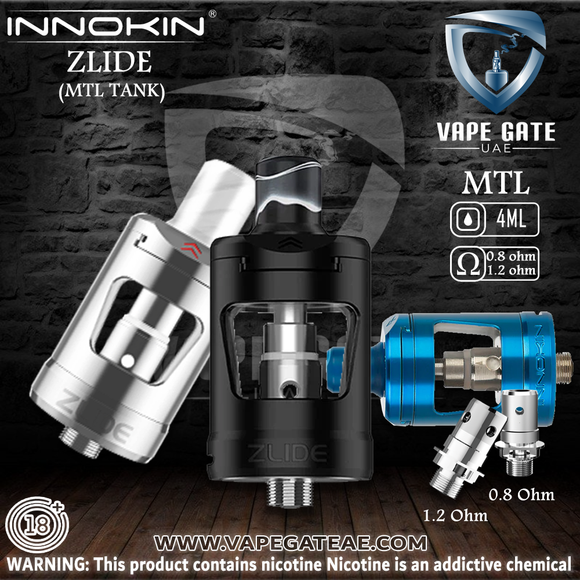 INNOKIN ZLIDE TANKS 4ML ABUDHABI DUBAI KSA