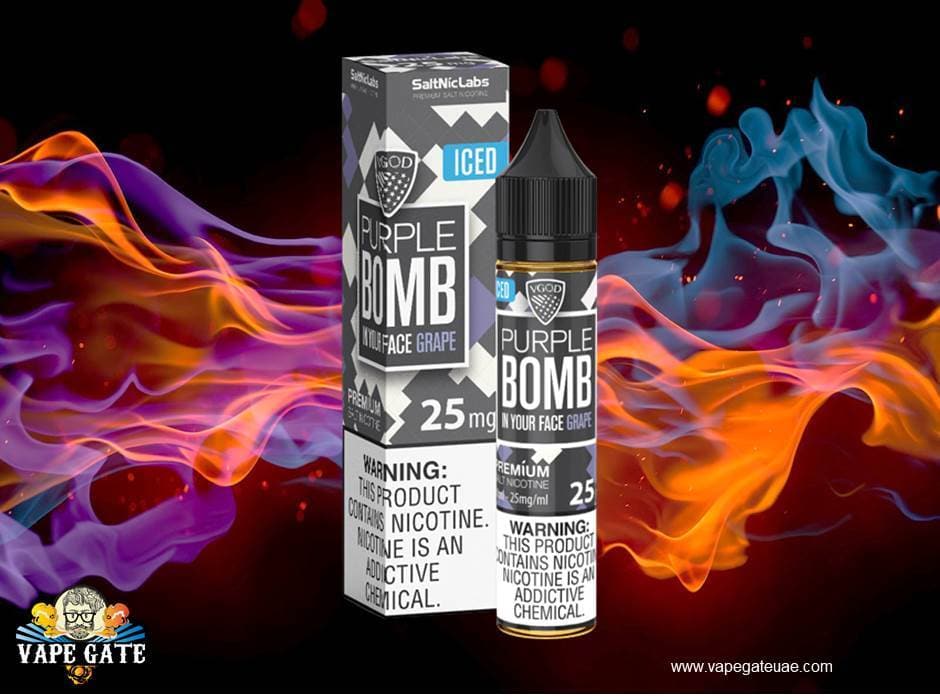 Purple Bomb Vape Juice VGOD Iced Purple Bomb Salt Nic here abu dhabi with discounted price Purple Bomb Vape Juice VGOD Iced Purple Bomb Salt Nic here abu dhabi with discounted price