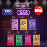 IGET BAR Disposable Pod Device (3500 PUFFS) Abu Dhabi Dubai Sharjah Fujairah Ruwais KSA