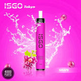 ISGO TOKYO 4000 PUFFS DISPOSABLE POD SYSTEM ABU DHABI DUBAI AL AIN FUJAIRAH RAK KSA