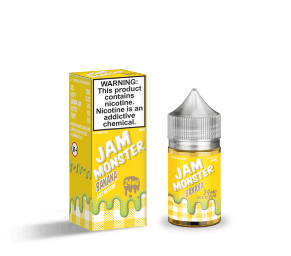 Banana Saltnic by Jam Monster - Salt Nic - UAE - KSA - Abu Dhabi - Dubai - RAK 1