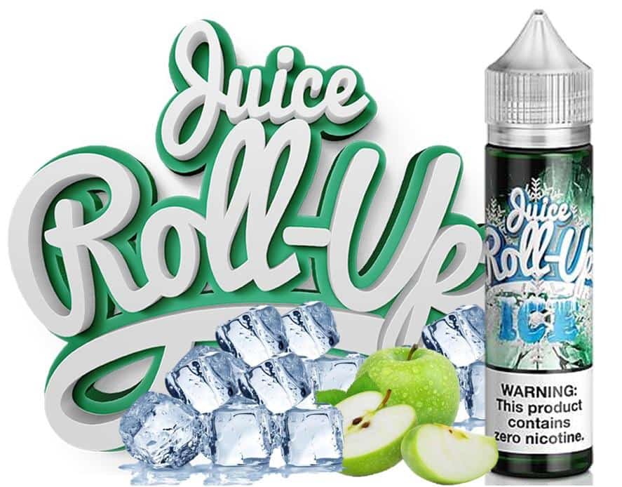 soft tobacco vape juice Green Apple Ice 60ml E Liquid by Juice Roll Upz