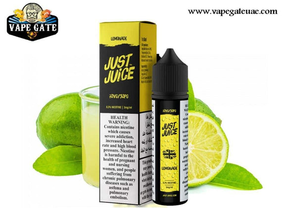 Lemonade 50ml E liquid by Just Juice ABu Dhabi & Dubai UAE,Dubai Expo 2020