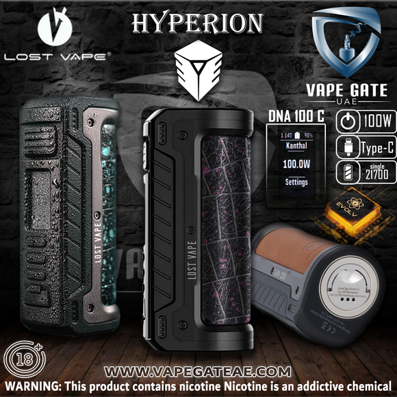 LOST VAPE - HYPERION DNA 100C BOX MOD | Dubai & Abu Dhabi UAE | Vape Riyadh LOST VAPE - HYPERION DNA 100C BOX MOD | Dubai & Abu Dhabi UAE | Vape Riyadh