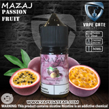 Passion Fruit -  by Mazaj 30ml SaltNic ABU DHABI DUBAI RUWAIS AL AIN KSA