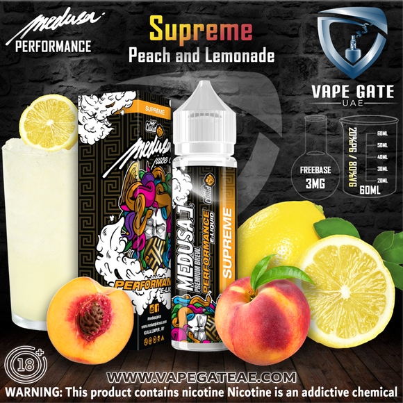 Supreme Performance Series - Medusa Juice Co. 60ml ABU DHABI DUBAI AL AIN RUWAIS SHARJAH KSA