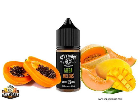 Mega Melons - Cuttwood - 35 mg / 30 ml - Salt Nic - UAE - KSA - Abu Dhabi - Dubai - RAK 1