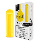 MYLE Mini Banana Ice Disposable Device Abu Dhabi Dubai UAE, KSA Sausi Arabia