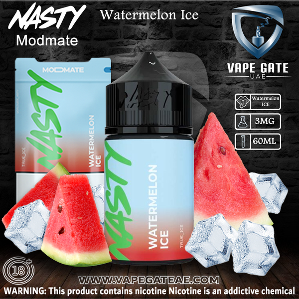 Watermelon Ice - Nasty Modmate 60ml,  FREE Delivery Across UAE 250+AED|  Discounted Prices.