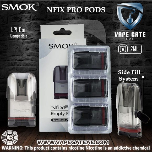 SMOK NFIX PRO Replacements Pods| UAE Online shop | Vape Riyadh | New Vape kits SMOK NFIX PRO Replacements Pods| UAE Online shop | Vape Riyadh | New Vape kits