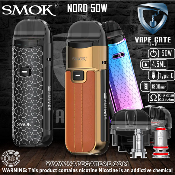 SMOK Nord 50W Kit 1800mAh Abu Dhabi Dubai Al Ain Sharjah KSA