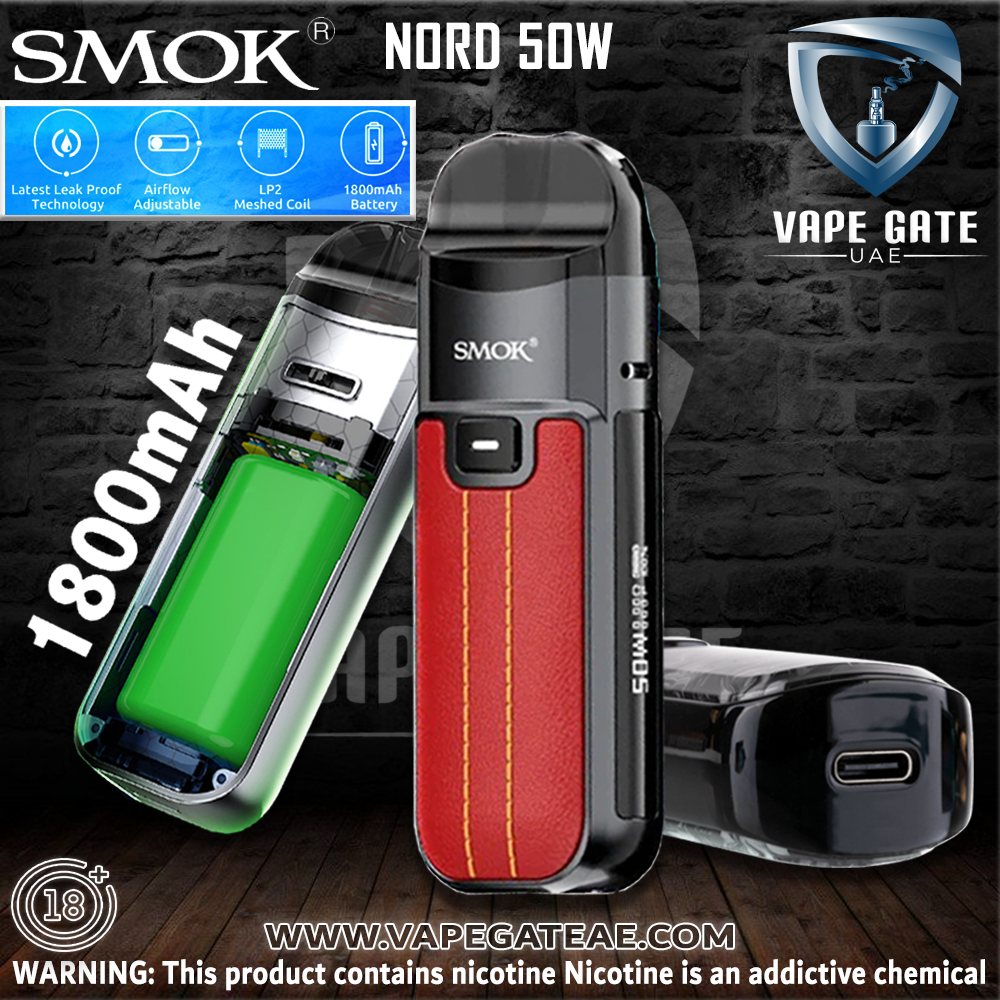 SMOK Nord 50W Kit 1800mAh | Abu Dhabi, Dubai