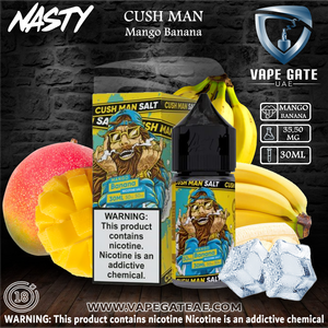 Cush Man Mango Banana - Nasty 30ml Abu Dhabi Dubai KSA