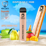 OKY DISPOSABLE VAPE PEN 2500 PUFFS 1200MAH Abudhabi Dubai KSA