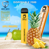 OKY DISPOSABLE VAPE PEN 2500 PUFFS 1200MAH Abudhabi Dubai KSA