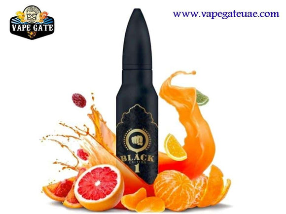 Black Edition 1 60ml E liquid by Riot Squad