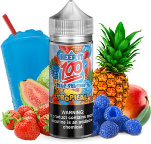 Blue Slushie Tropical E Liquid by Keep It 100 Abudhabi KSA Oman Jordan Egypt