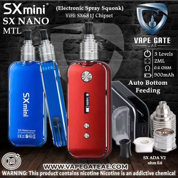 SXMINI SX NANO POD MOD KIT 900MAH ABU DHABI DUBAI KSA