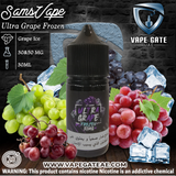 Sam Vapes Ultra Grape Frozen 30ml Saltnic UAE Dubai KSA Al Ain 2025
