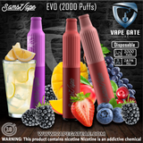 Sams Vape - EVO Disposables (2000 Puffs) Abudhabi Dubai KSA