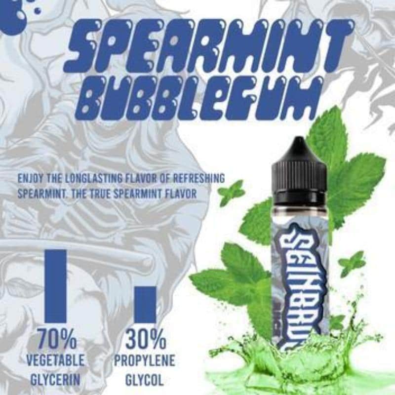 Spearmint Bubblegum 60ml E Liquid 0mg Nicotine by Seinbros | Vape Gate UAE