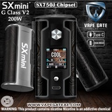 YIHI SXMINI G2 ABS BATTERY DOOR 200W BOX MOD ABU DHABI DUBAI KSA