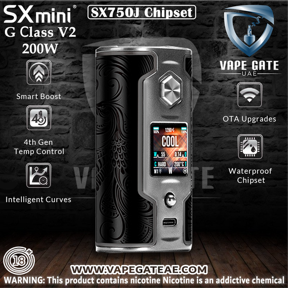 YIHI SXMINI G2 ABS BATTERY DOOR 200W BOX MOD ABU DHABI DUBAI KSA