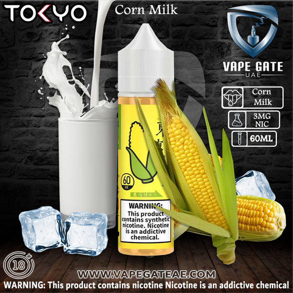 Tokyo Corn Milk E Liquid Abudhabi Dubai KSA