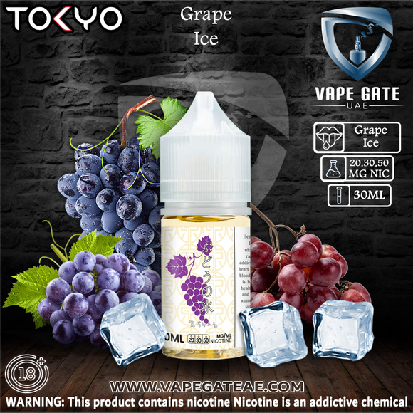 Tokyo E Juice Grape Saltnic 30ml Sharjah UAE KSA