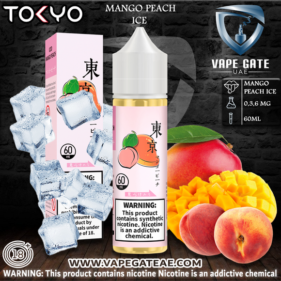 Tokyo Iced Mango Peach E Liquid available abu dhabi dubai