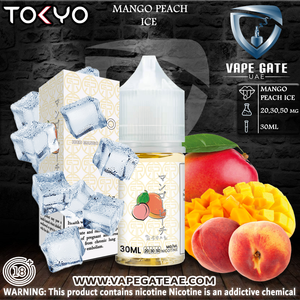 Tokyo E Juice Iced Mango Peach Saltnic 30ml | Sharjah & Abu Dhabi UAE | Vape Riyadh KSA Tokyo E Juice Iced Mango Peach Saltnic 30ml | Sharjah & Abu Dhabi UAE | Vape Riyadh KSA