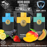 TUGBOAT - HERO Pod Kit Disposable Vape (8000 Puffs) ABU DHABI DUABI AL AIN RUWAIS SHARJAH KSA