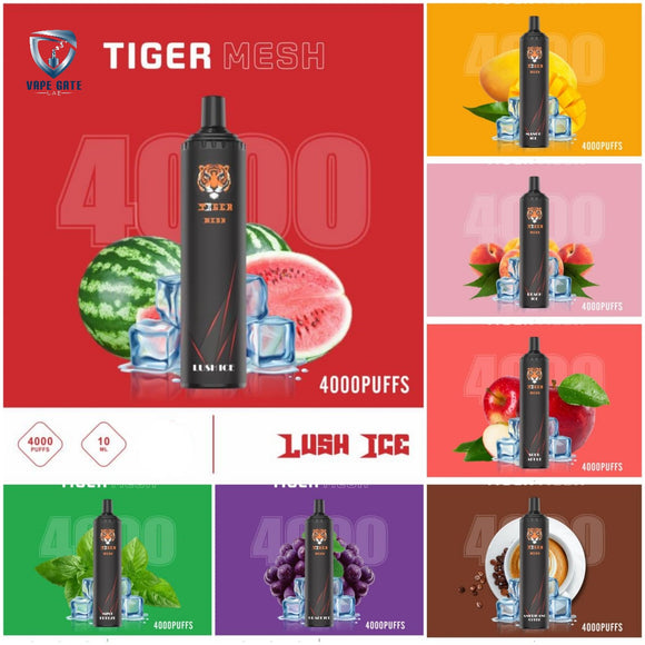 Tiger Mesh - Disposables Pod System (50 mg - 4000 Puffs) Abudhabi Dubai KSA