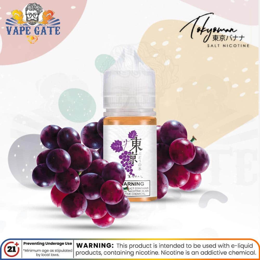 Tokyo E Juice Grape Saltnic 30ml | Sharjah & Abu Dhabi UAE | Vape Riyadh KSA