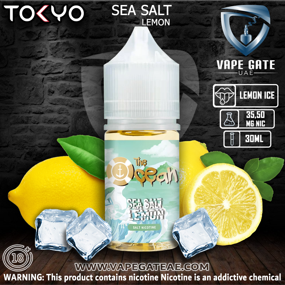 Tokyo The Ocean Sea Salt Lemon Saltnic 30ml | Dubai | Abu Dhabi