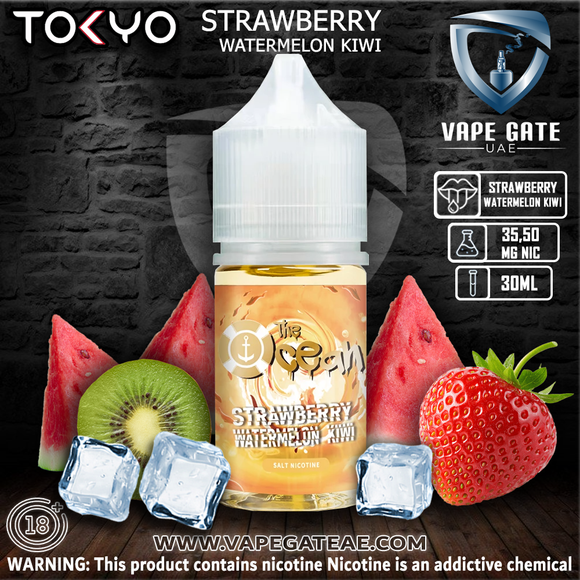 Tokyo The Ocean Strawberry Watermelon Kiwi Saltnic 30ml ABU DHABI DUBAI AL AIN FUJAIRAH KSA