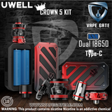 Uwell Crown 5 Box Mod Kit Abudhabi KSA Oman