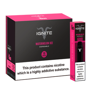 IGNITE – V600 (600 Puffs - 20 mg) Disposable Vape ABU DHABI DUBAI KSA