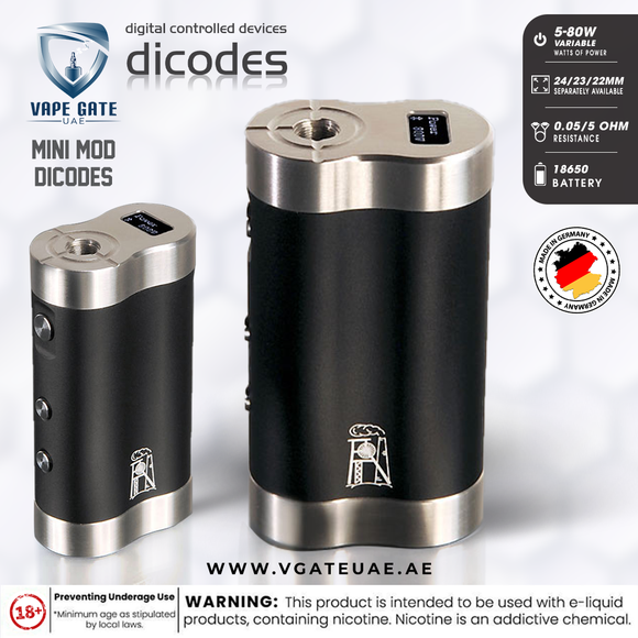 DANI BOX MINI MOD - DICODES | Dubai & Abu Dhabi UAE | Vape Gate UAE DANI BOX MINI MOD - DICODES | Dubai & Abu Dhabi UAE | Vape Gate UAE